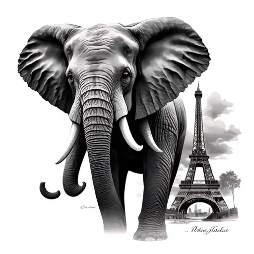 Elephant Tour Eiffel Tower
