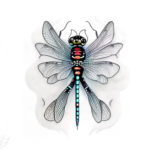 Bass Guitar And Dragonfly