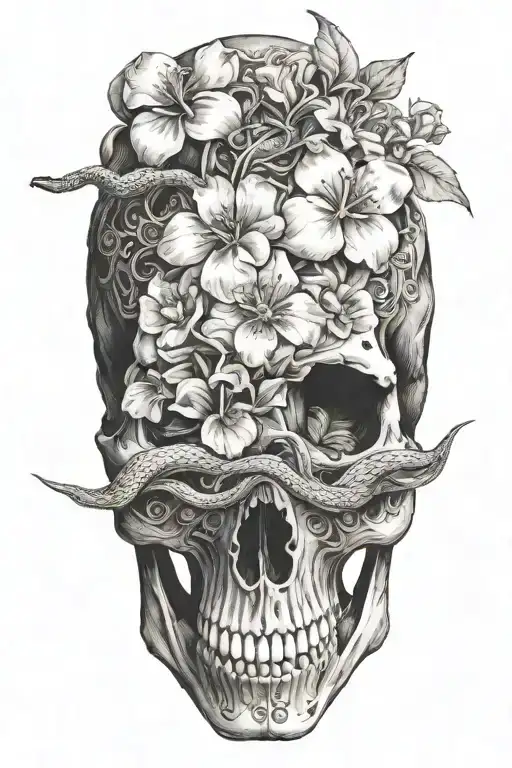 Snake Skull Flowers