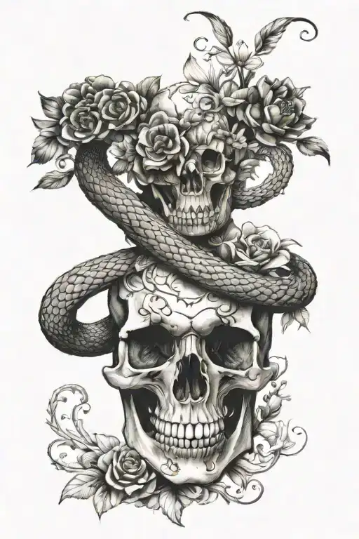 Snake Skull Flowers