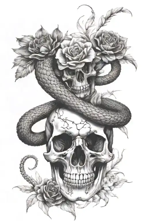 Snake Skull Flowers