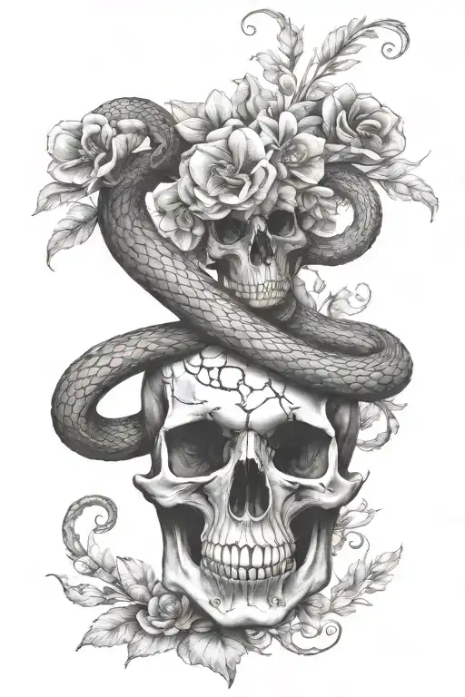 Snake Skull Flowers