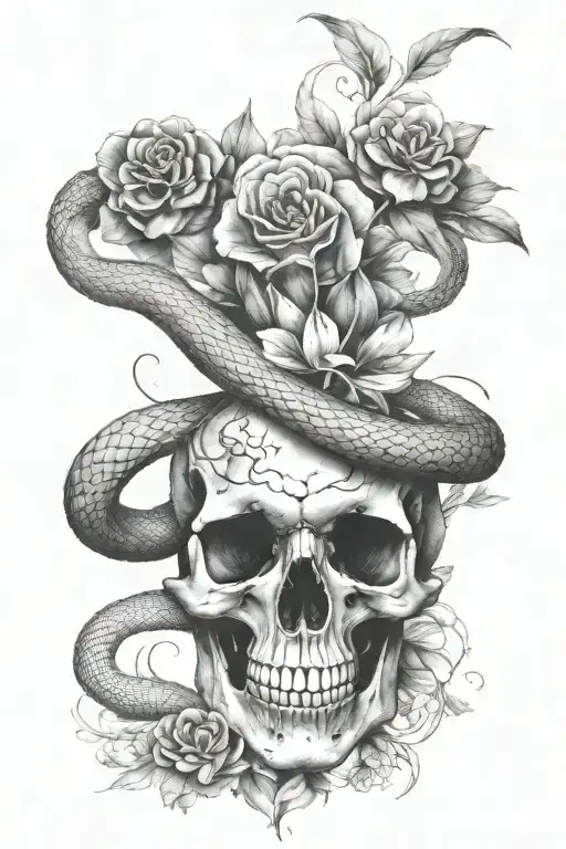 Snake Skull Flowers