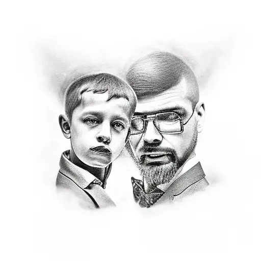 Father And 5 Year Old Son