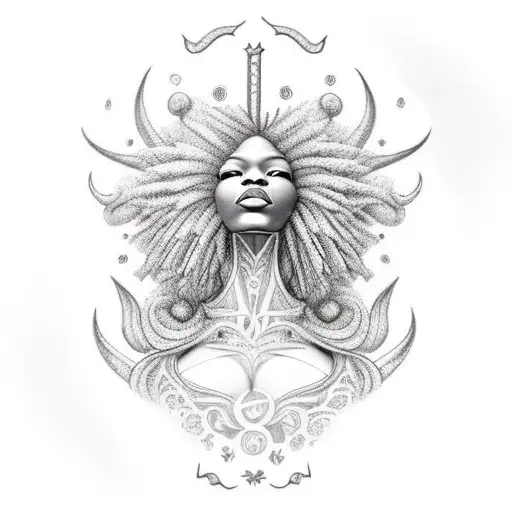 Afrocentric Capricorn Woman