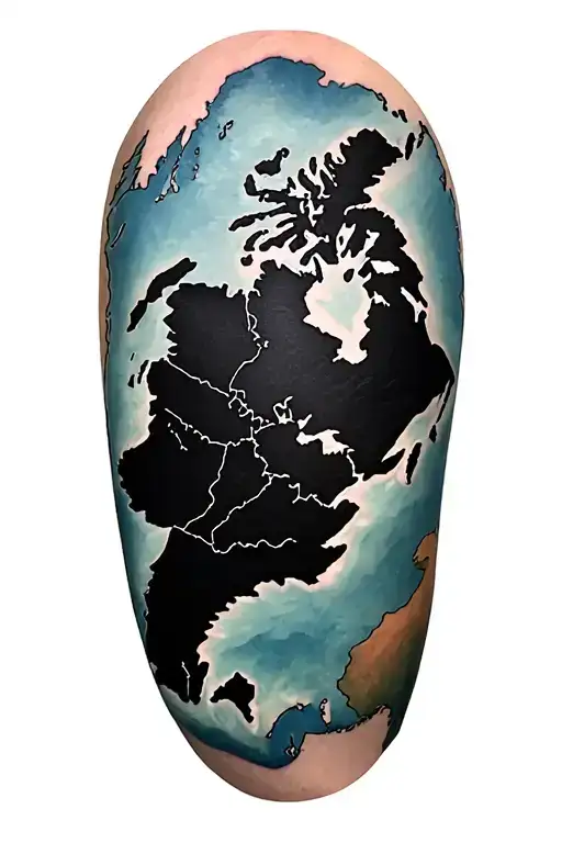 England To America Map