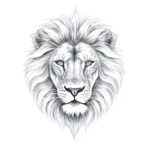 Lion Tattoo On Chest And Arm Totem Pole