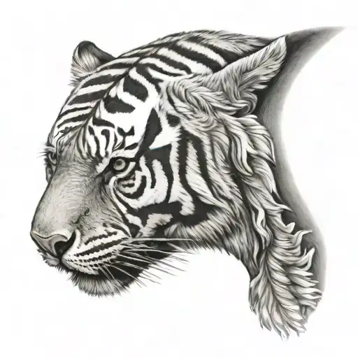 Tiger Bear Head
