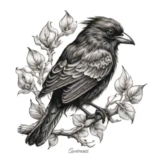 Small Black Bird Spirit Guide