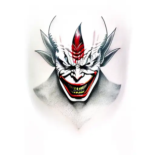 Oni Mask With The Joker