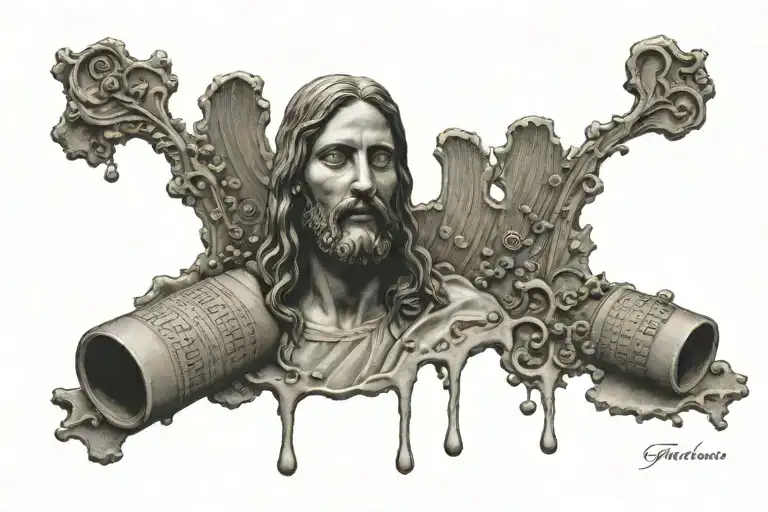 Jesus Saves In Braille