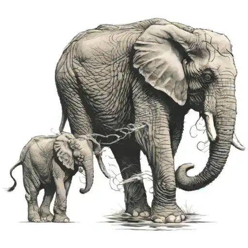 Elephant Surrounded