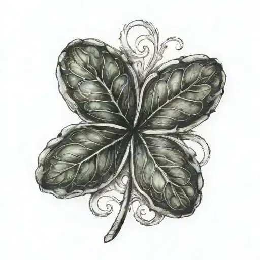 Roman Numeral 6 In A Clover