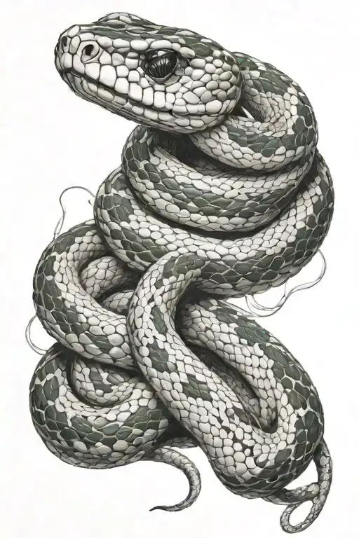 Snake Wrapped