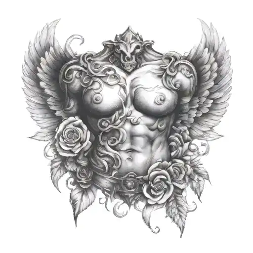 Sexy Dark Chest Piece