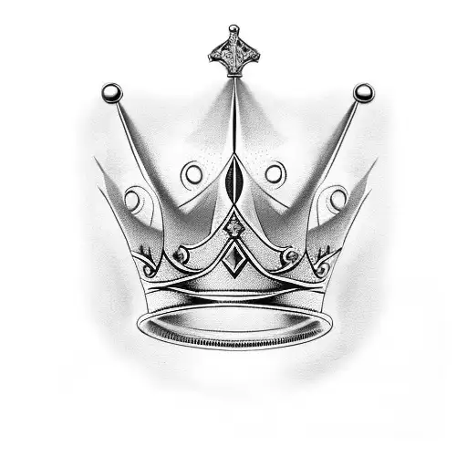 King's Crown With The Letters Ma Hidden