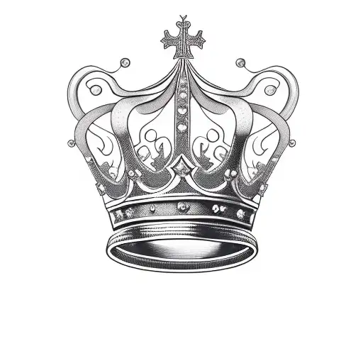 King's Crown With The Letters Ma Hidden