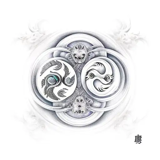 Gemini Horror Yin And Yang