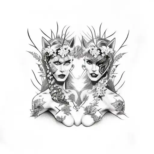 Dc Comics Poison Ivy And Cat Woman