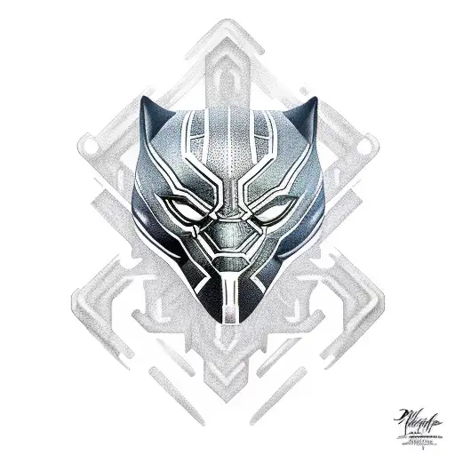 Black Panther And Waves