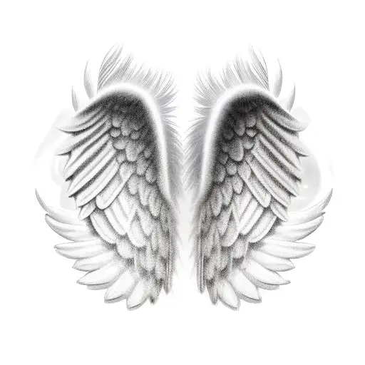 Angel Wings On Chest
