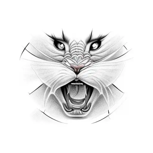 Face Of A Naughty Woman Bitting Her Lip