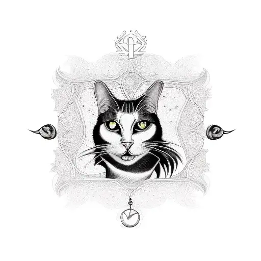 Witch With Black Cat