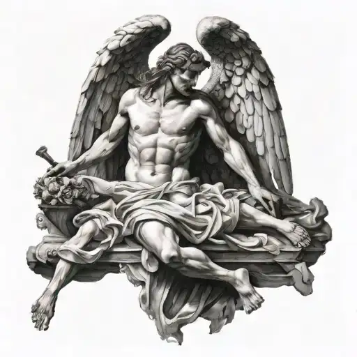 Alexander Cabanel Fallen Angel Painting