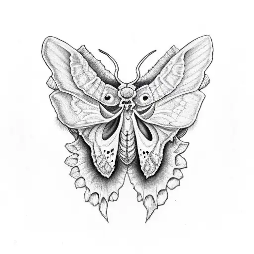 Moth Infinite Skull No Colour