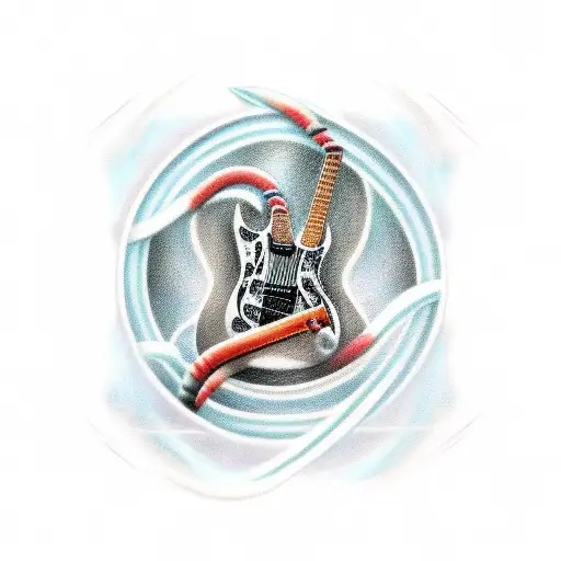 Seal Playing Electric Guitar