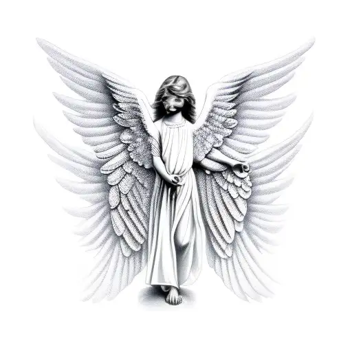 Angel With Doves Religious