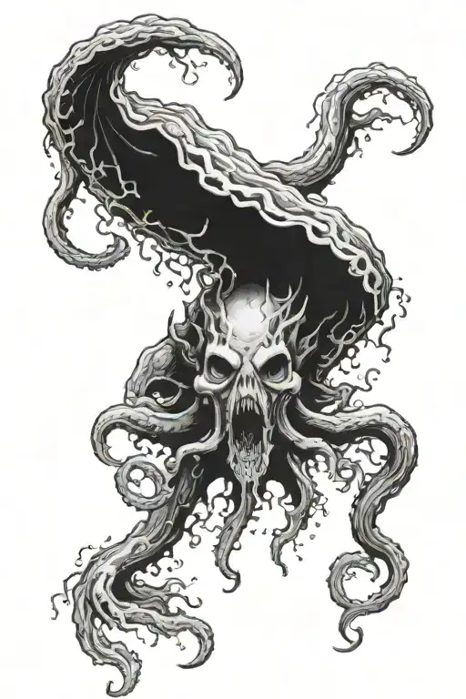 Ghoul Kraken In Water