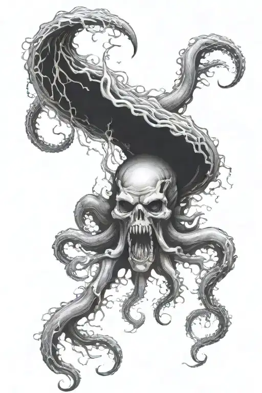 Ghoul Kraken In Water