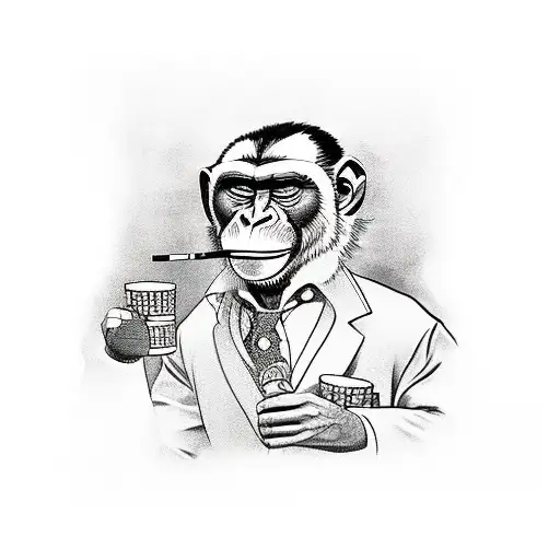Gta 5 Monkey Playing Poker While Smoking A Cigar