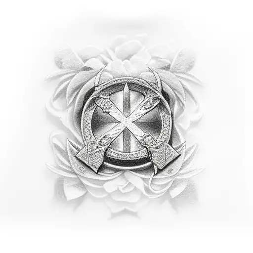 Cross Gothic Style Simple