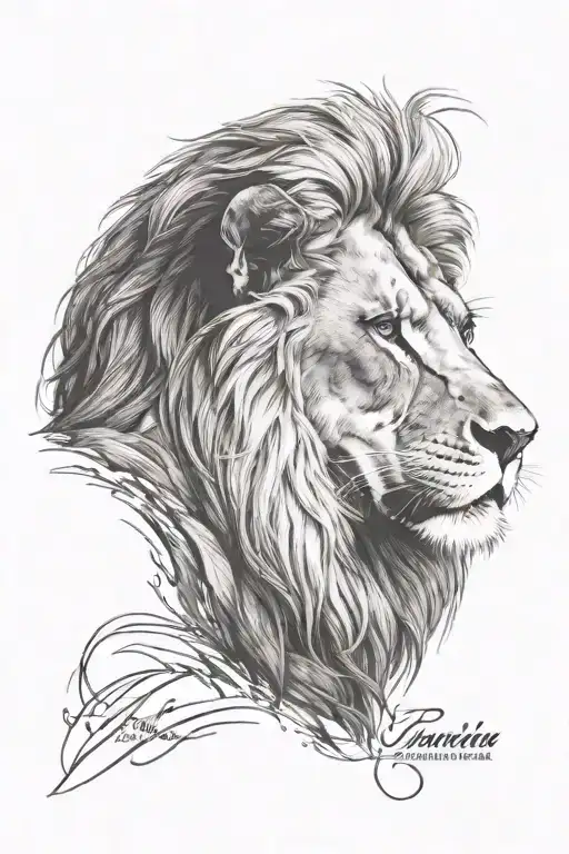 Lion With Name On It Vanraaj