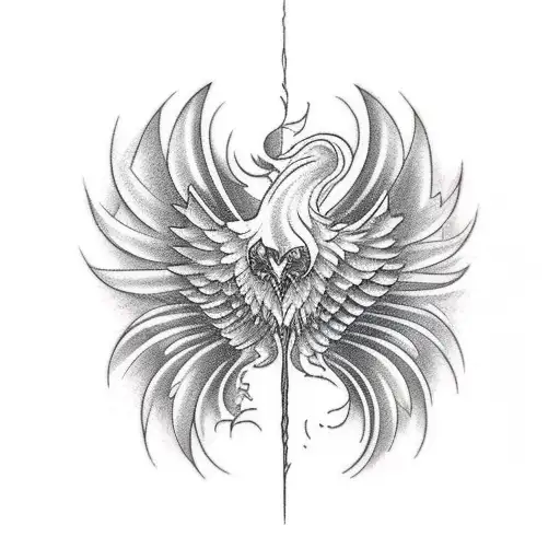 Phoenix For Forearm
