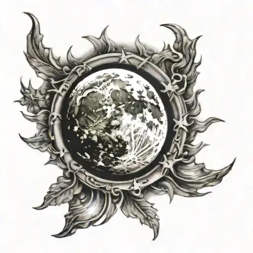 Sun Wrapped Around Moon