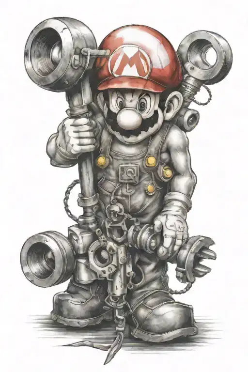 Mario And Tools Intertwined