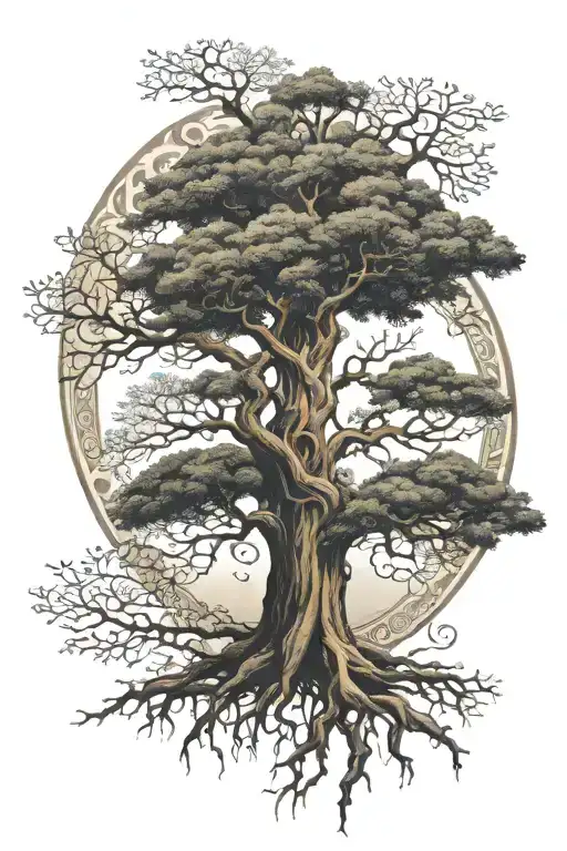 Tree Of Life With Metatron Archangel