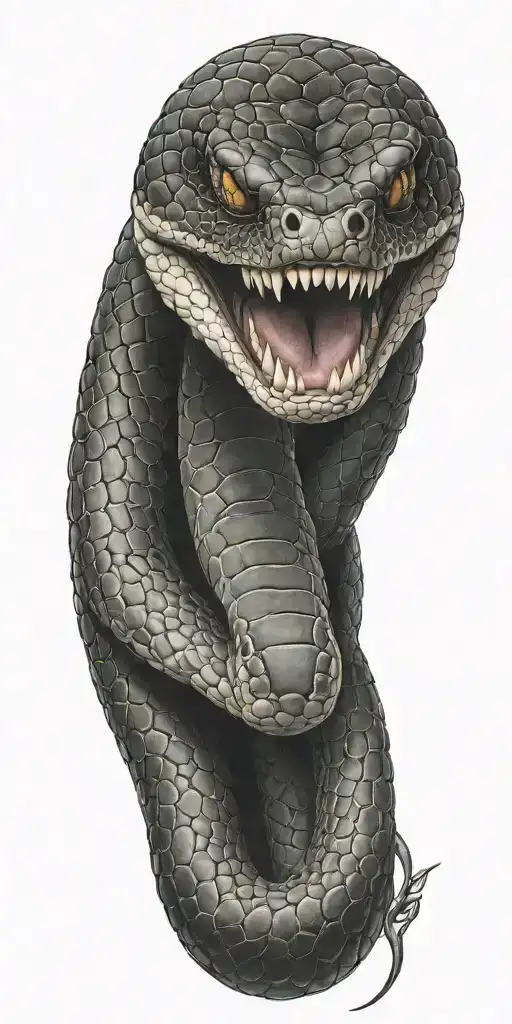 Snake With Fangs