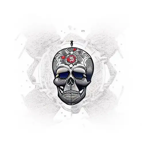 Trash Polka Tattoo Armi Sleeve Music Skull Clock