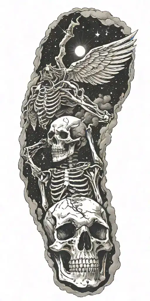 Death Reaching Towards The Heavens