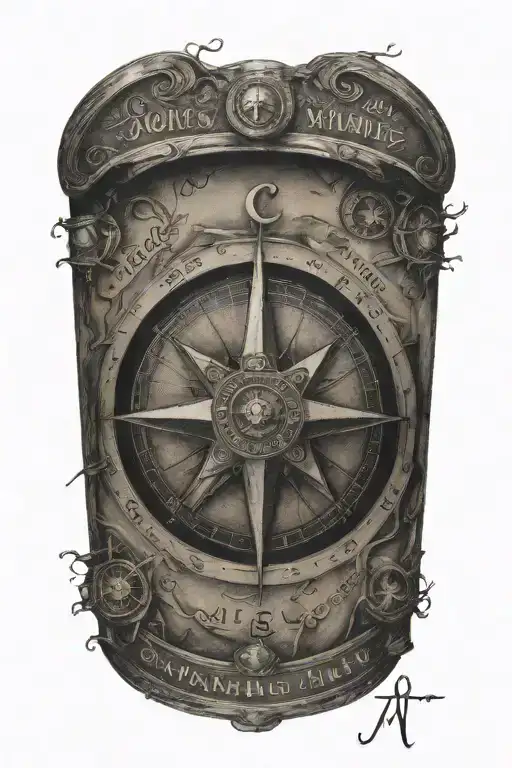 Compass With Names