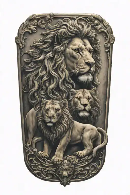 Cinturon De Orion Holding Lion