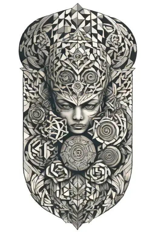 Geometric And Abstract Brujula