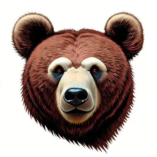 Tribul's Pink Bear Head