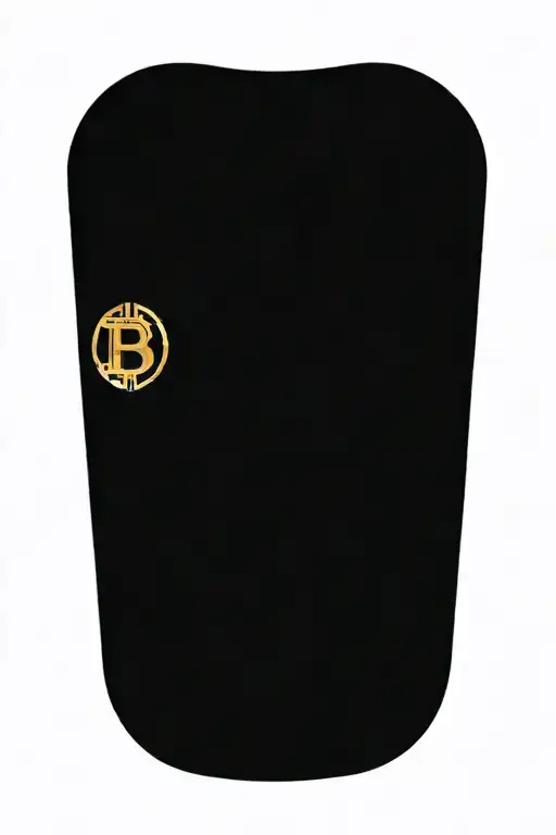 A Futuristic Design Featuring A Stylized Oro Symbol Intertwined With Intricate Bitcoin Patterns