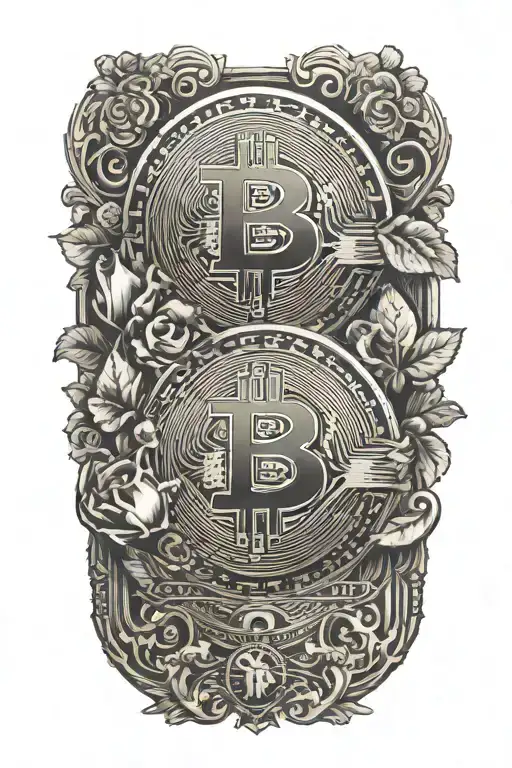 Bitcoin Gold And Dollar With A Logo
