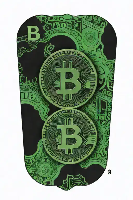 Bitcoin Gold And Dollar With A Logo